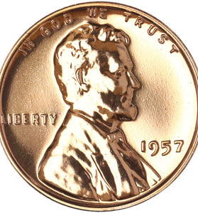 1957 PROOF LINCOLN CENT