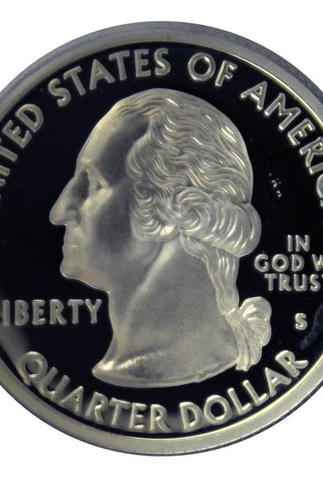 2010-S SILVER PROOF WASHINGTON YOSEMITE STATE PARK QUARTER