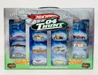 2004 HOT WHEELS FACTORY TREASURE HUNT SET MINT IN ORIGINAL SHIPPING BOX