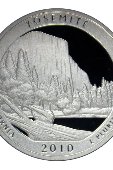 2010-S SILVER PROOF WASHINGTON YOSEMITE STATE PARK QUARTER
