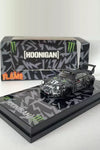 Flame 1:64 RWB964 High Wing Diecast Model Car Hoonigan Monster w/Red Brakes