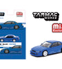 Tarmac Works 1:64 VERTEX Nissan Silvia S13 TOYO TIRES – Blue Metallic – Global64 – Mijo Exclusives