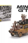 Mini GT 1:64 Car Hauler Trailer Type C White #AC21