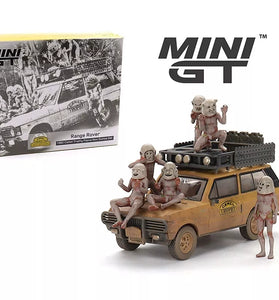 Mini GT 1:64 Range Rover 1982 Camel Trophy Papua New Guinea Set