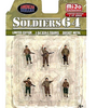 1/64 American Diorama 6 pc. Soldiers 64 Figure Set - MiJo exclusive