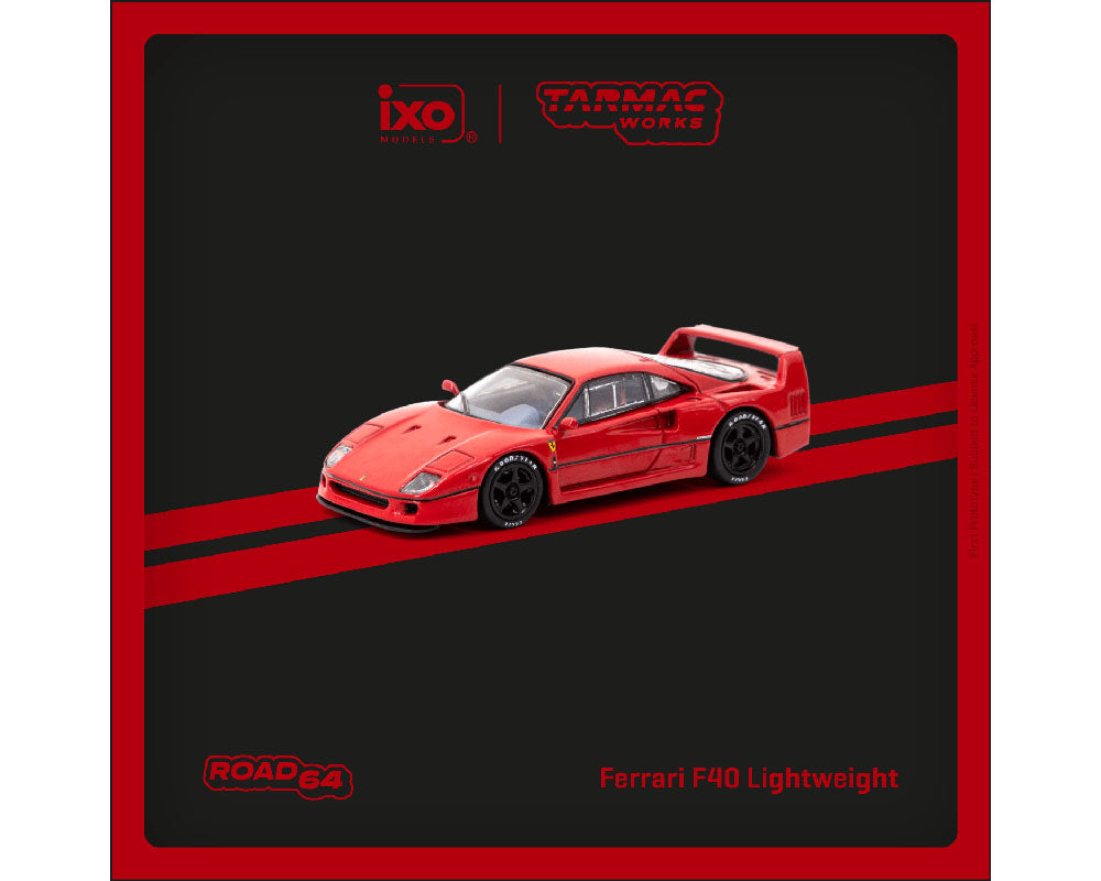 Tarmac Works 1:64 Ferrari F40 Lightweight – Red – Colorado
