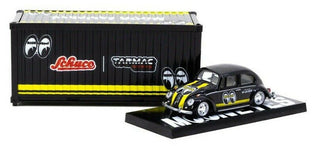 Schuco x Tarmac Works COLLAB64 "Mooneyes" Volkswagen VW Beetle 1:64 w/Container