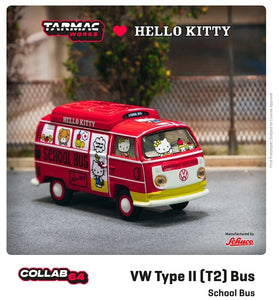 Tarmac Works 1:64 Volkswagen VW Type II (T2) Bus Hello Kitty