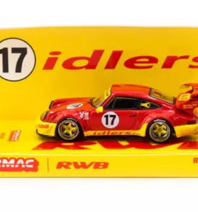 Tarmac Works Hobby64 PORSCHE 964 RWB Rauh-Welt Begriff IDLERS