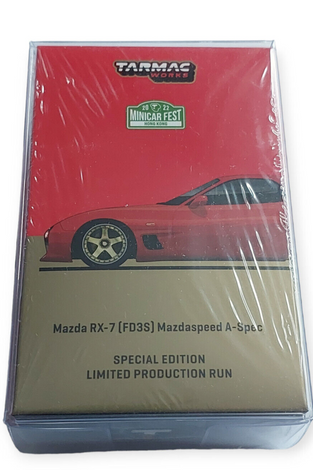 Tarmac Works Mazda RX-7 FD3S Mazdaspeed HKACG2022 Special Edition 1:64