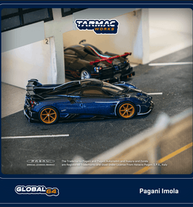 Tarmac Works 1:64 Pagani Imola – Blu Argentina – MiJo Exclusives