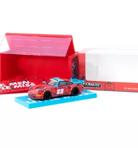 Tarmac Works 1:64 Porsche RWB 964 Mr. Men Little Miss Mr. Strong with Container