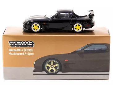 Tarmac Works 1:64 Mazda RX-7 FD3S Speed A-Spec Brilliant Black