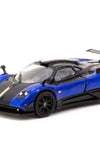 Tarmac Works 1:64 Pagani Zonda Cinque Blue Francia