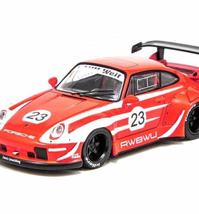 Tarmac Works Porsche RWB 993 RWBWU #23 Red 1:64