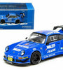 TARMAC WORKS 1:64 PORSCHE RWB 930 WALLY'S JEAN BLUE LIMITED EDITION