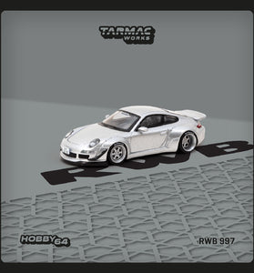 Tarmac Works 1:64 RWB 997 Abu Hhabi- Silver – Hobby64
