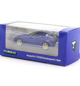 Tarmac Works Mazda RX-7 FD3S Mazdaspeed A-Spec Silver Global 64 1/64