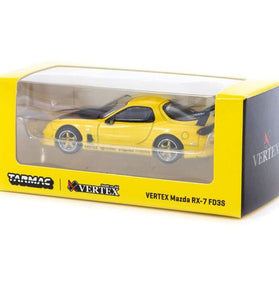 1:64 Mazda RX-7 FD3S VERTEX -- Yellow Metallic