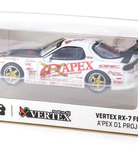 Tarmac Works GLOBAL64 Vertex RX-7 FD3S A’pex D1 Project 1:64