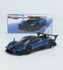 Tarmac Works 1:64 Model Car Pagani Zonda Revolution Blue Metallic