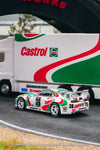 Tarmac-Works-Toyota-Supra-GT-JGTC-1995-Castrol-003 With Truck