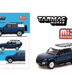 Tarmac Works 1:64 Land Rover Defender 110 – Blue – Global64