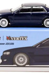 Tarmac Works Global64 VERTEX Toyota Chaser JZX100 Blue Metallic 1:64