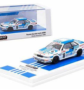 Tarmac Works 1:64 Toyota Corolla Levin AE92 Macau Guia Race 1988 #10