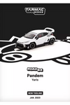 Tarmac Works ROAD64 White Pandem Toyota Yaris 1:64