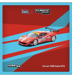 Tarmac Works Ferrari 458 Italia GT3 FIA GT3 Europe 2011 STP 1/64