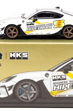 Tarmac Works GLOBAL64 HKS HIPERMAX Toyota GR86 1:64