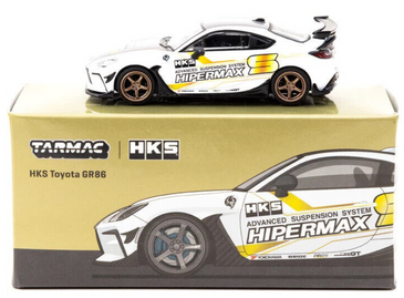 Tarmac Works GLOBAL64 HKS HIPERMAX Toyota GR86 1:64