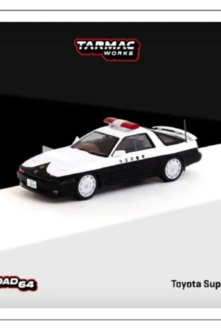 Tarmac Works Toyota Supra Japan Police Car Hobby64 1/64