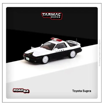 Tarmac Works Toyota Supra Japan Police Car Hobby64 1/64