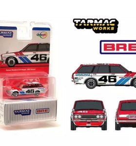 Tarmac Works Datsun Bluebird 510 Wagon BRE #46 Limited Edition Indonesia Special