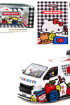 Tarmac Works 1:64 Toyota Hiace Widebody Hello Kitty Capsule Van With Oil Can