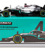 Tarmac Works Lewis Hamilton Mercedes-AMG - 2020 Pre-Season 1:64 Diecast F1 Car