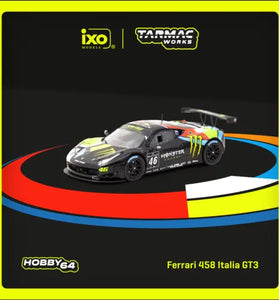 Tarmac Works Hobby64 Ferrari 458 Italia GT3 Blancpain Endurance Series 2012 1:64