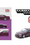 TARMAC WORKS VERTEX TOYOTA MARK II JZX100 1/64 DIECAST MODEL PURPLE