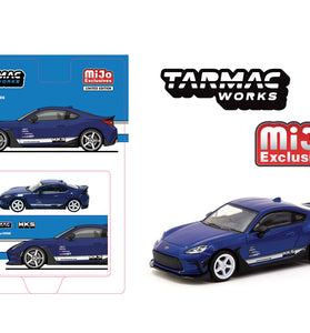 Tarmac Works 1:64 HKS Toyota GR86- Blue Metallic