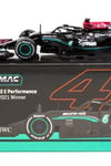 Tarmac Works Lewis Hamilton Mercedes-AMG - 2021 Sao Paulo GP 1:64 Diecast F1 Car