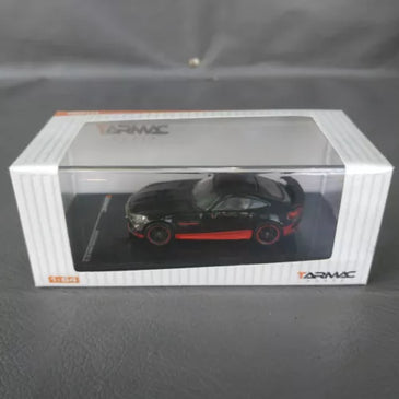 TARMAC WORKS 1:64 Black Mercedes AMG GT R Movie Edition