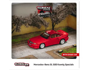 Tarmac Works Mercedes-Benz SL 500 Koenig Specials Red Global 64 1/64