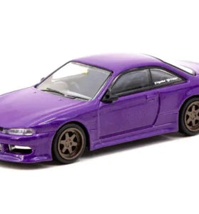 Tarmac Works GLOBAL64 Purple Metallic VERTEX Silvia S14 1:64