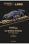 Tarmac Works Hobby43 1:43 Scale LBWK LB-Works Nissan GT-R R35 Type 2 JPS Liberty