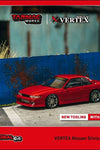 Tarmac Works Nissan Silvia S13 Red Vertex 1/64