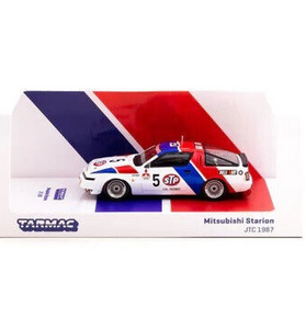 Tarmac Works HOBBY64 "STP" Mitsubishi Starion - 1987 JTC 1:64