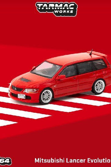 Tarmac Works 1:64 Mitsubishi Lancer Evolution Wagon Red