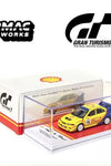 TARMAC WORKS GRAN TURISMO 7 99 MITSUBISHI LANCER EVO VI SHELL 1/64 Play Station